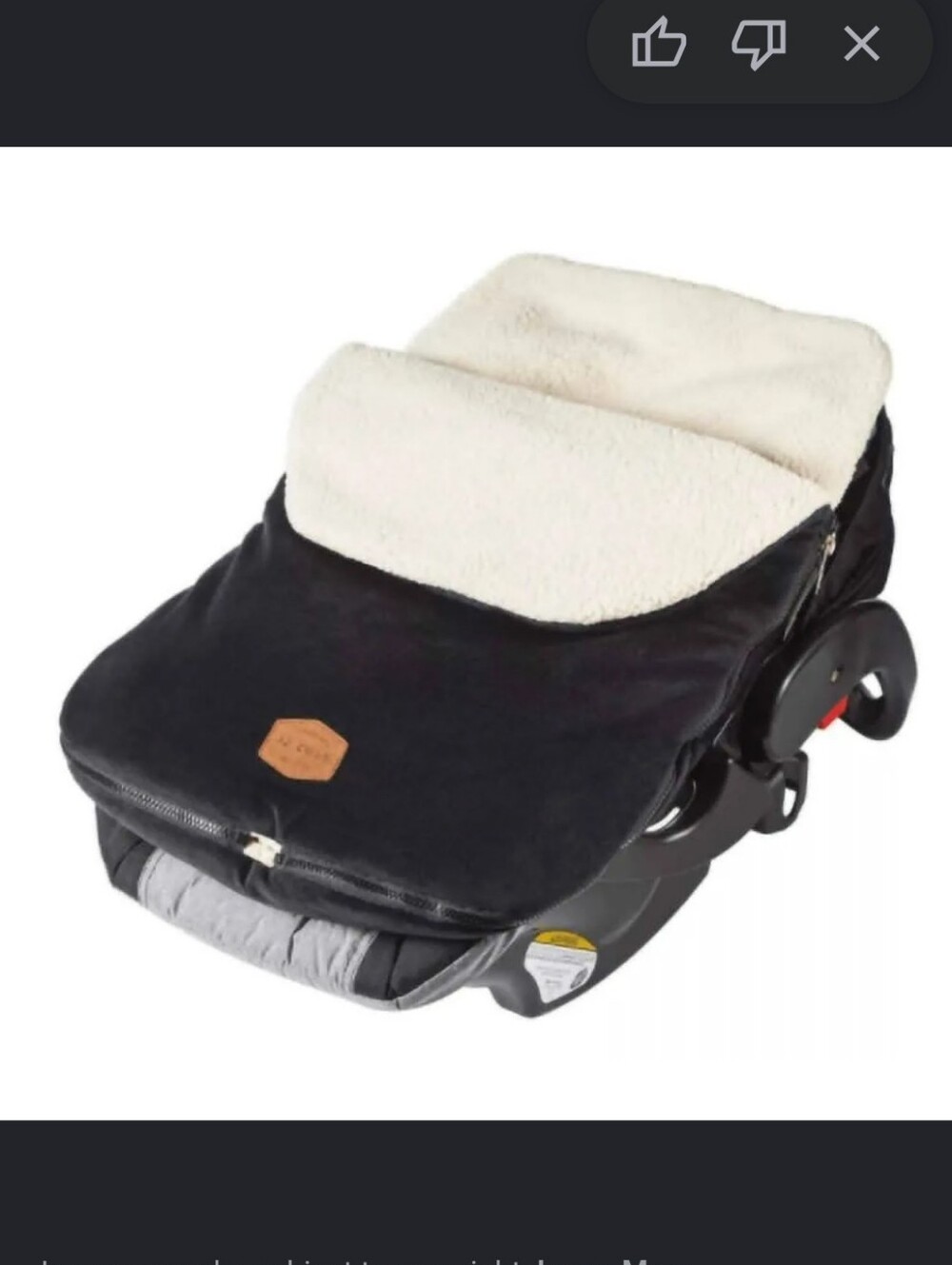 JJ Cole Bundle Me - Infant Car Seat Cover